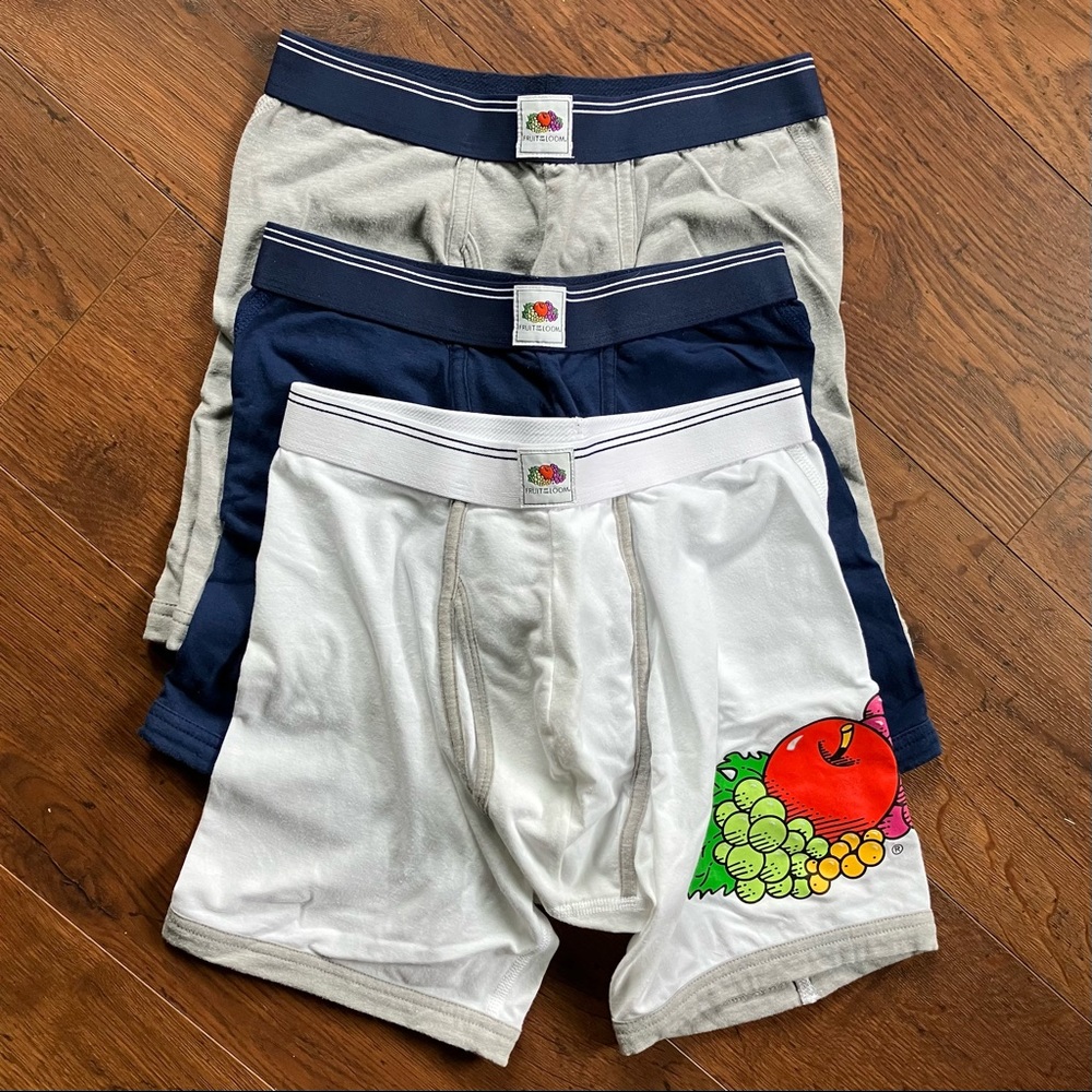 Fruit of the Loom Ringer Boxer Briefs - 3 pairs